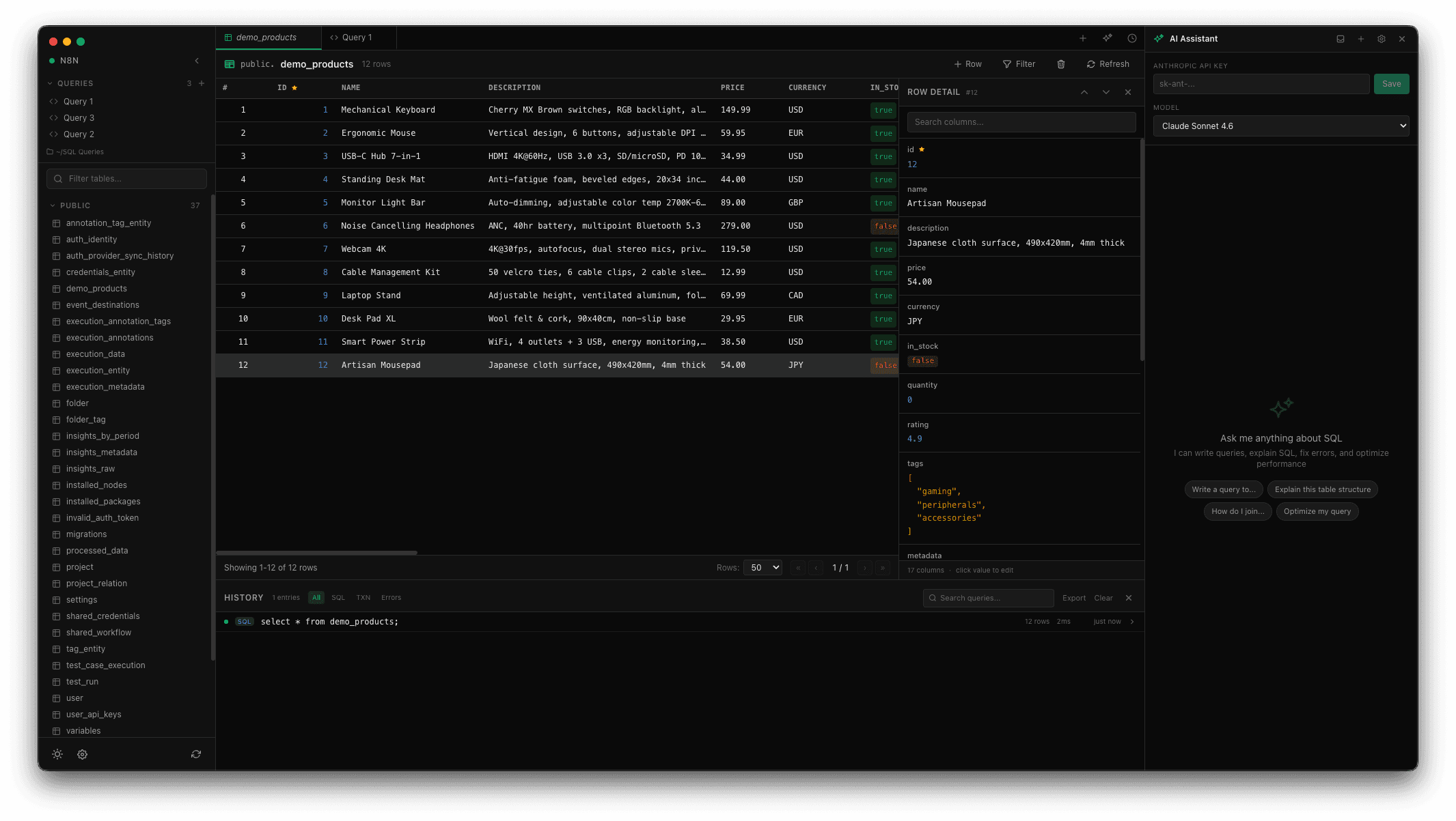 Building a Native SQL Client from Scratch with Claude Code